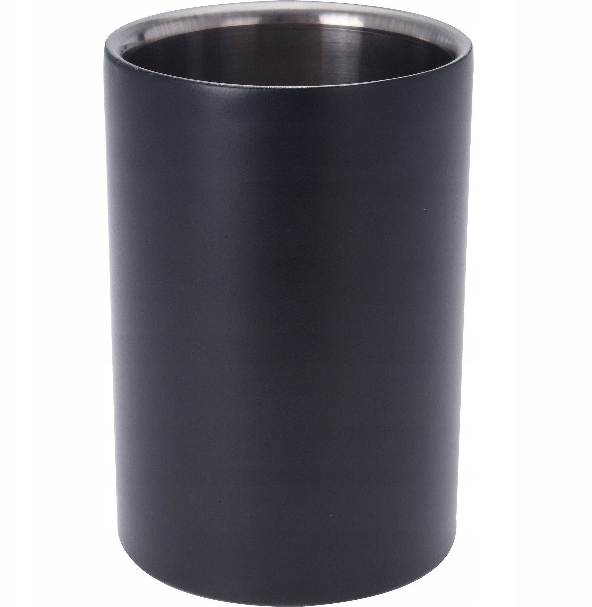 Tomado Stojan na víno COOLER, nerezová ocel, 18 cm, černá