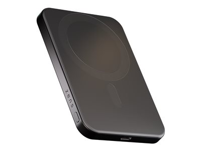 Zens Slim Qi2 Al Powerbank 5000mAh Black