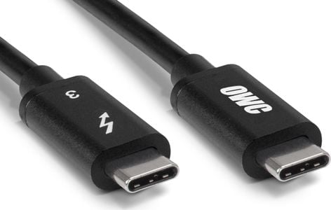 OWC Kabel USB-C - USB-C 1 m černý (OWCCBLT3AC1.0BP)