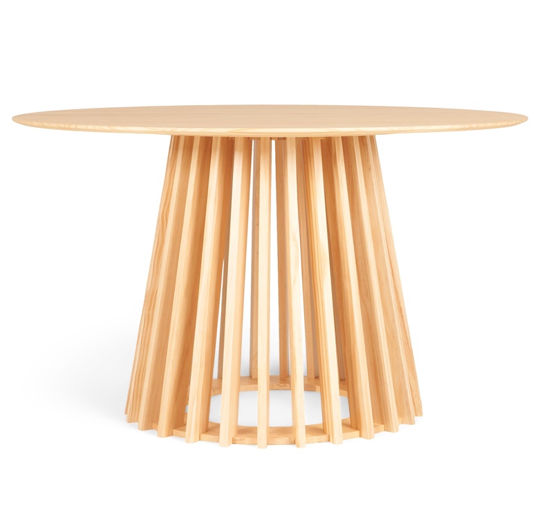 DOMOLETTI Konferenční stolek dřevěný, D60cm