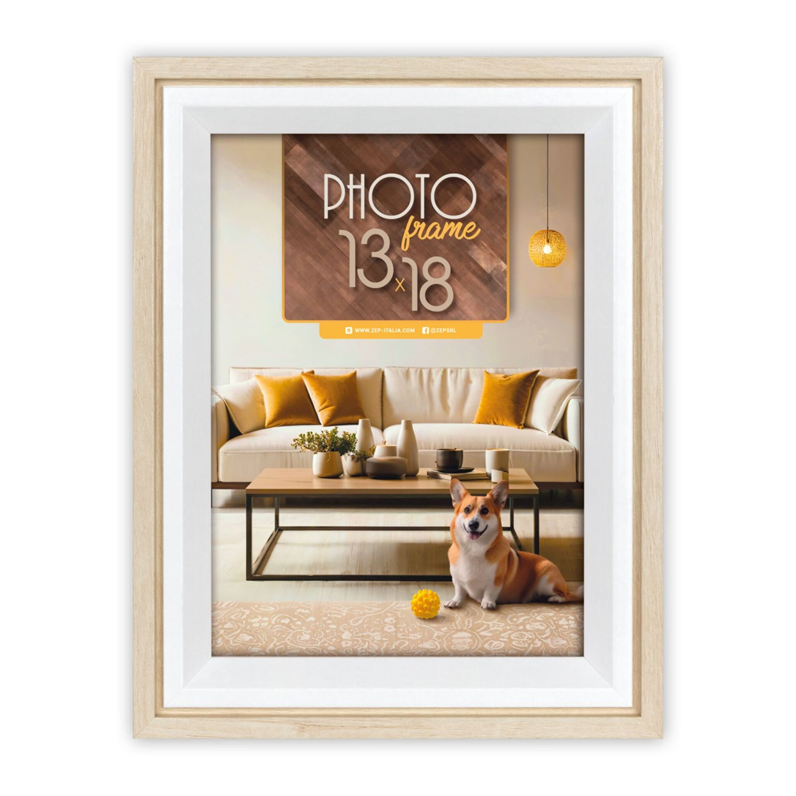 ZEP Bologna cream          20x30 Holz Bilderrahmen         BG623C