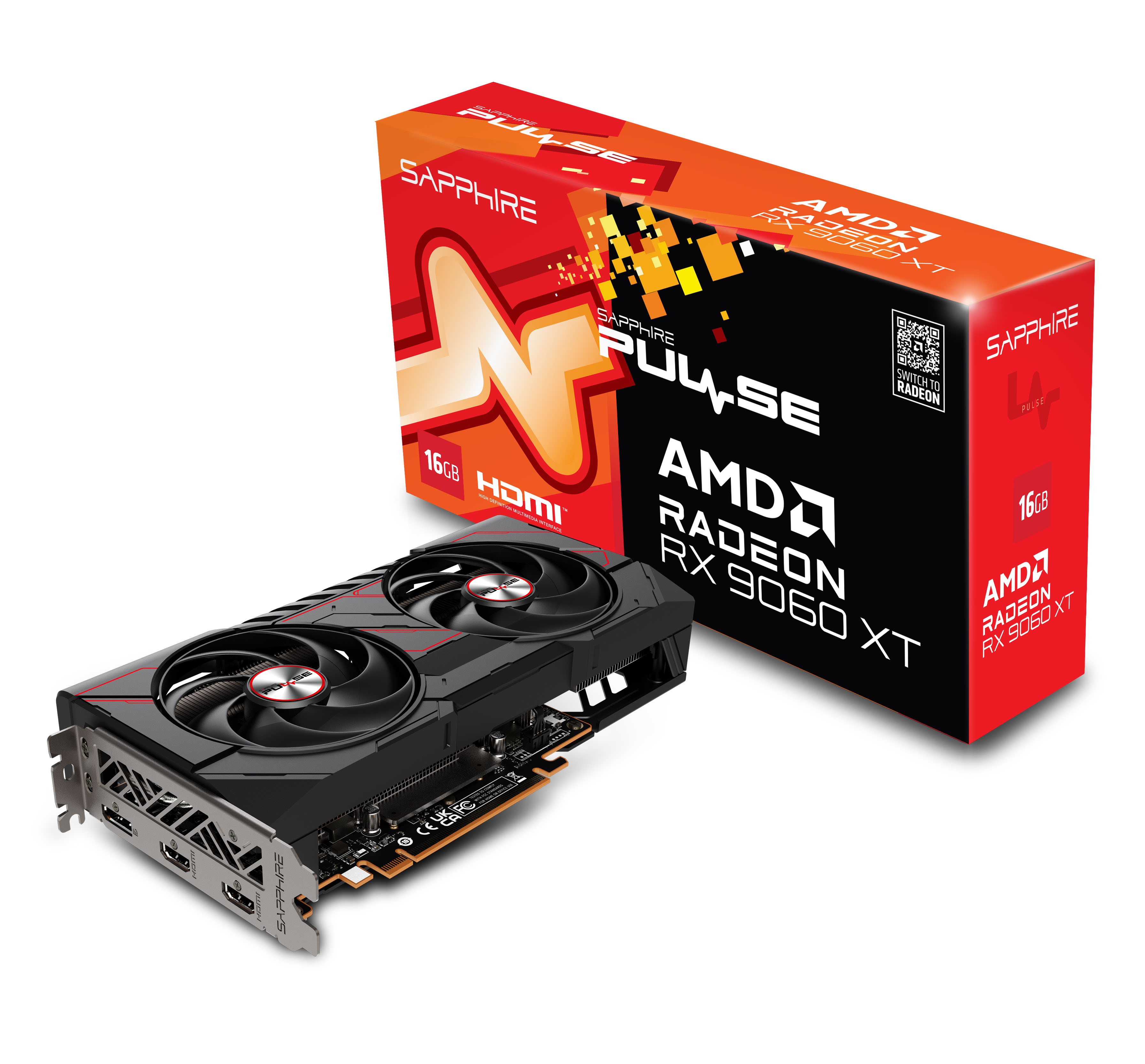Grafická karta. SAPPHIRE PULSE RX 9060 XT GAMING 16GB