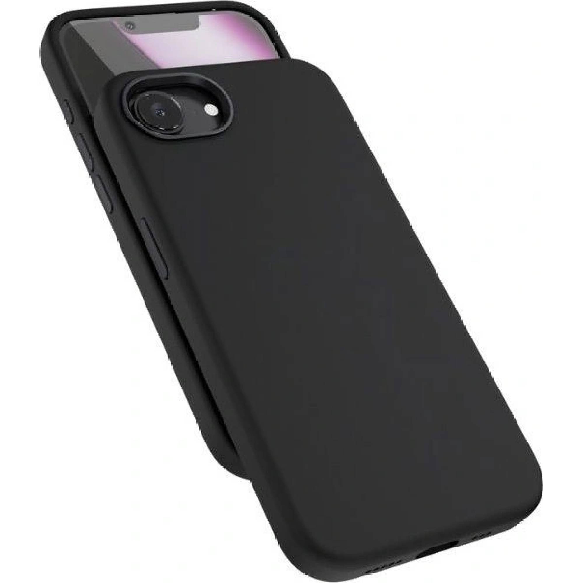 Epico Mag+ Silicone Case Pro pro iPhone 16e - Černá