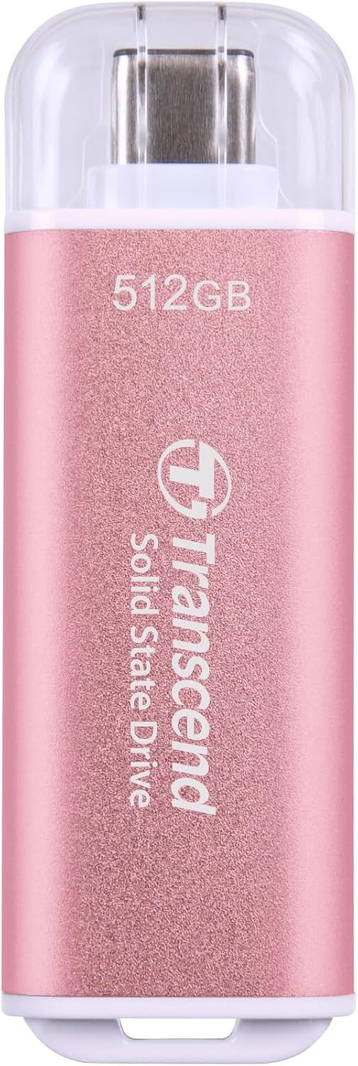 Externý SSD disk Transcend USB-C 512GB EXT. PINK/TS512GESD300P TRANSCEND