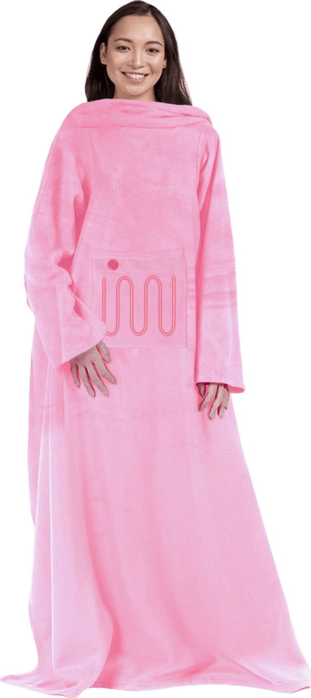 Thumbs Up Mad Monkey 2000119 Elektrická deka Elektrická vyhřívaná deka Růžová fleece