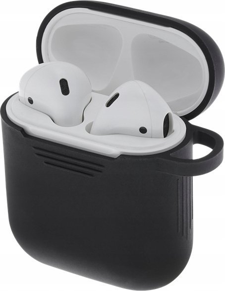 Deltaco Silikonový kryt Deltaco pro AirPods, černý