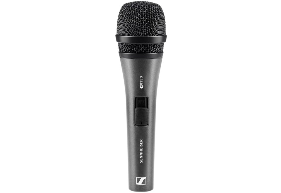 Sennheiser E 835-S - vokální, dynamický, kardioidní mikrofon s vypínačem