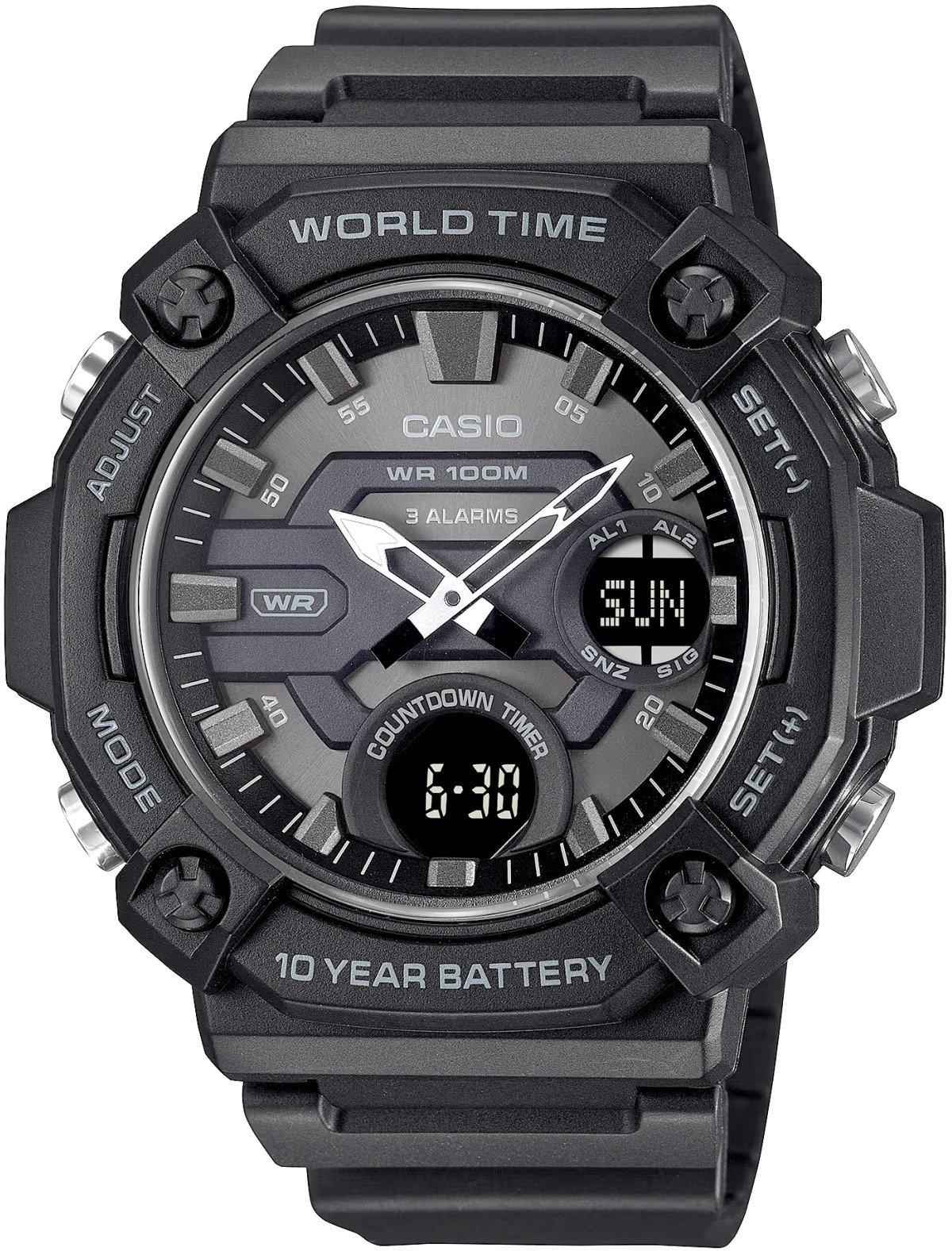 Casio Pánské hodinky AEQ-120W-1BVDF + KRABIČKA