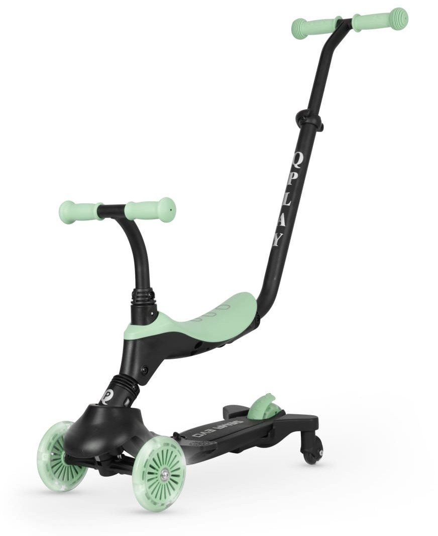 Qplay Koloběžka Sema Evo 3v1 zelená