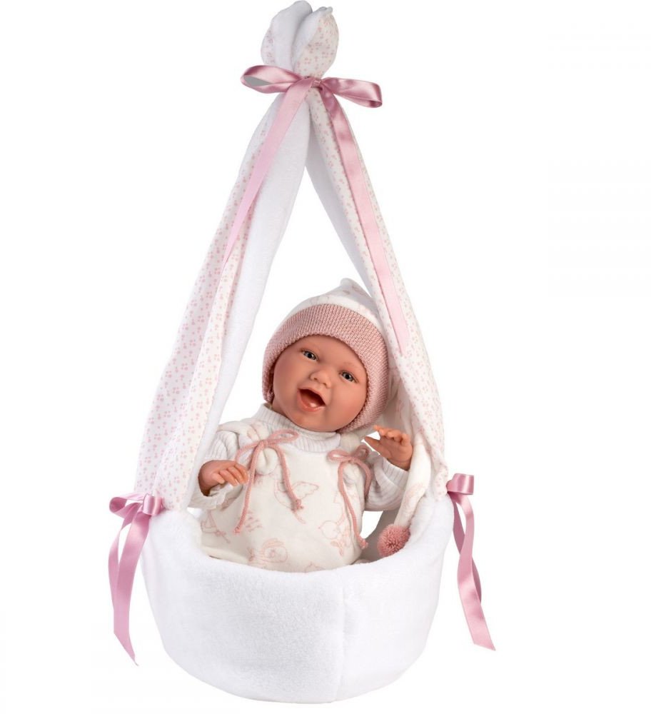 Llorens  14282 Panenka Alexandra 42 cm s měkkým bříškem