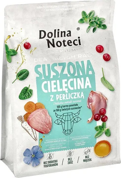 DOLINA NOTECI Premium Small breeds Veal with guinea fowl - suché krmivo pro psy - 3kg