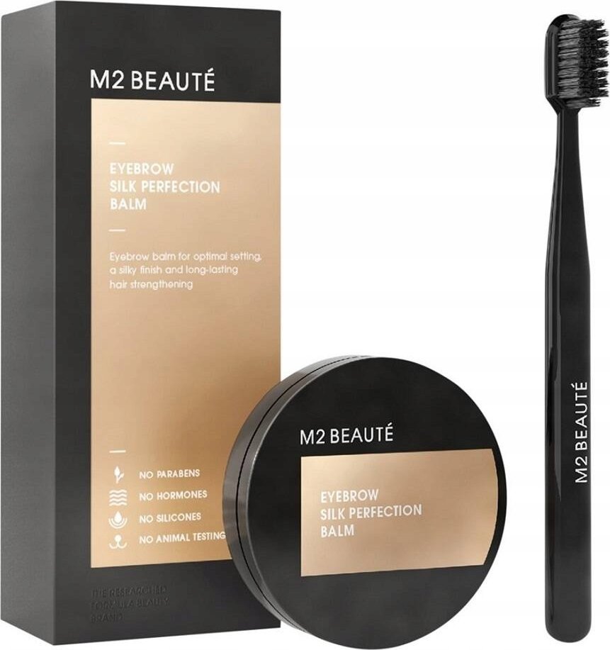 NoName M2 BEAUTE_ Eyebrow Silk Perfection Balm hedvábný balzám na obočí 5ml