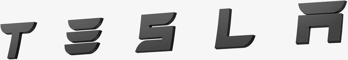 Spigen Zadní emblém Tesla s logem a celoplošným krytem, černý - Tesla Model 3 2024