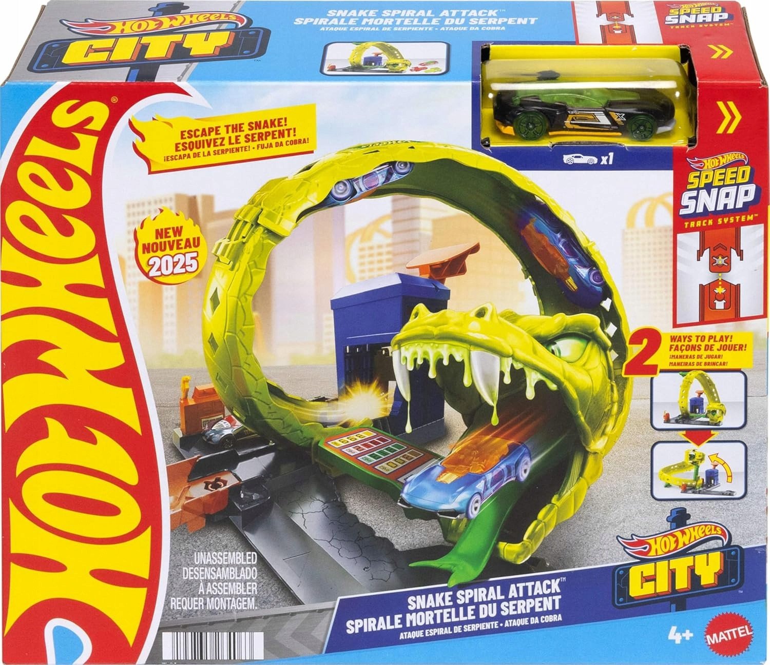 Hot Wheels Autodráha City Snake Strike Attack (965-2550)