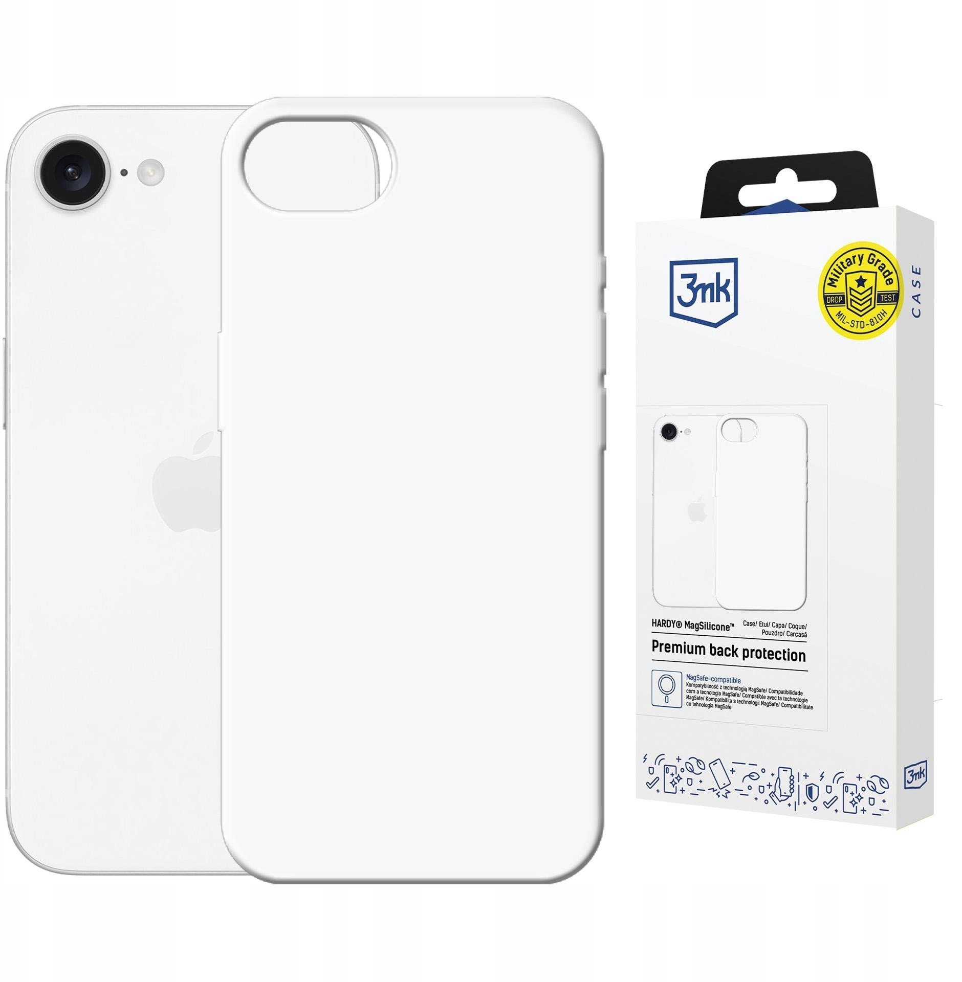 3mk Hardy MagSilicone pro Apple iPhone 16E White