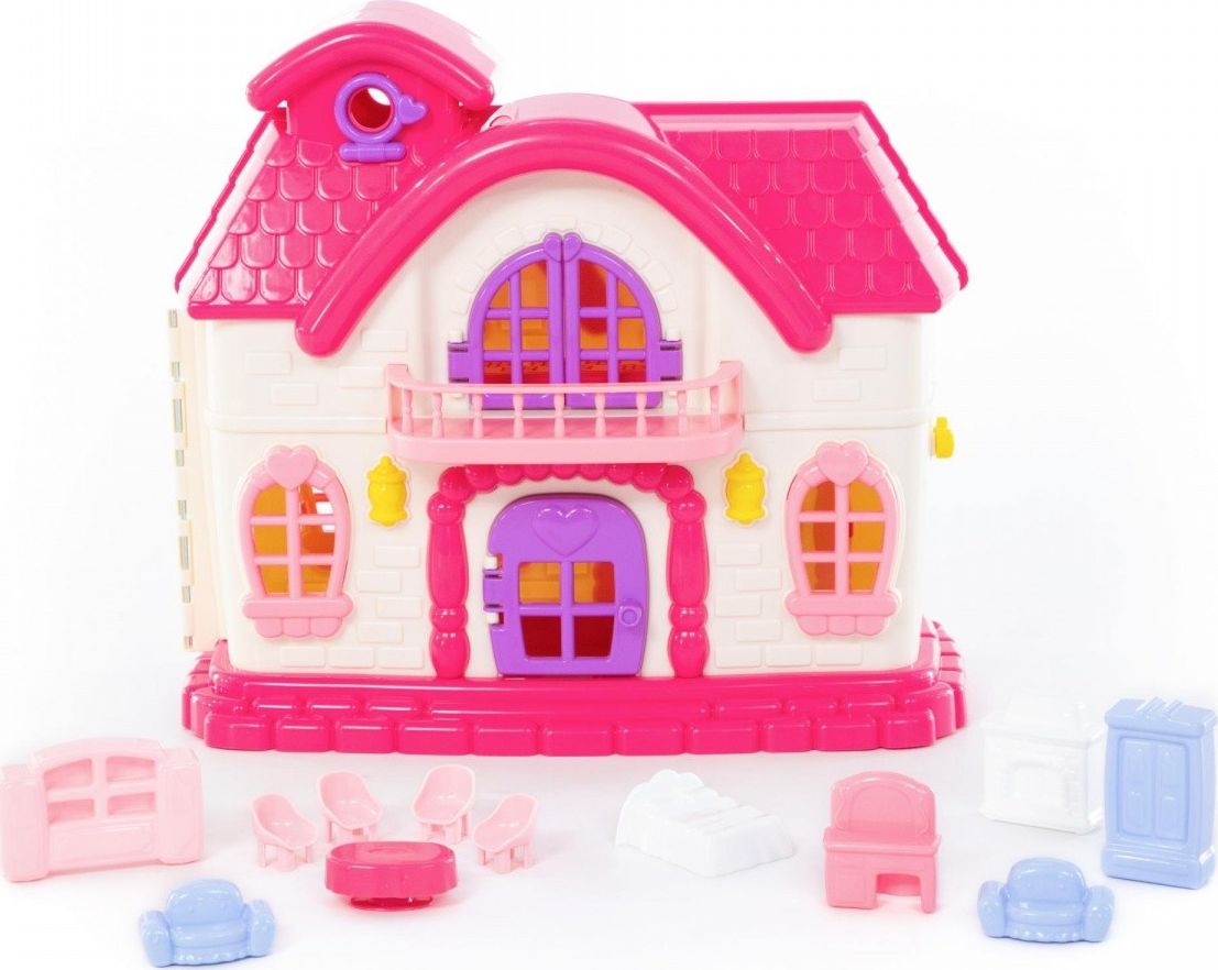 Polesie Pohádkový domeček pro panenky se sadou nábytku (78261)