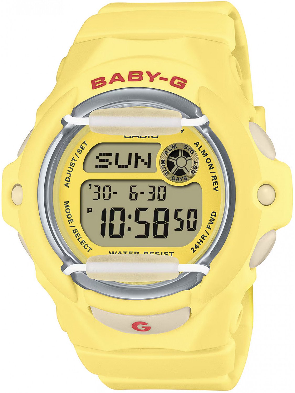 EDIFICE Hodinky Casio Baby-G BG-169CH-9ER žlutý řemínek