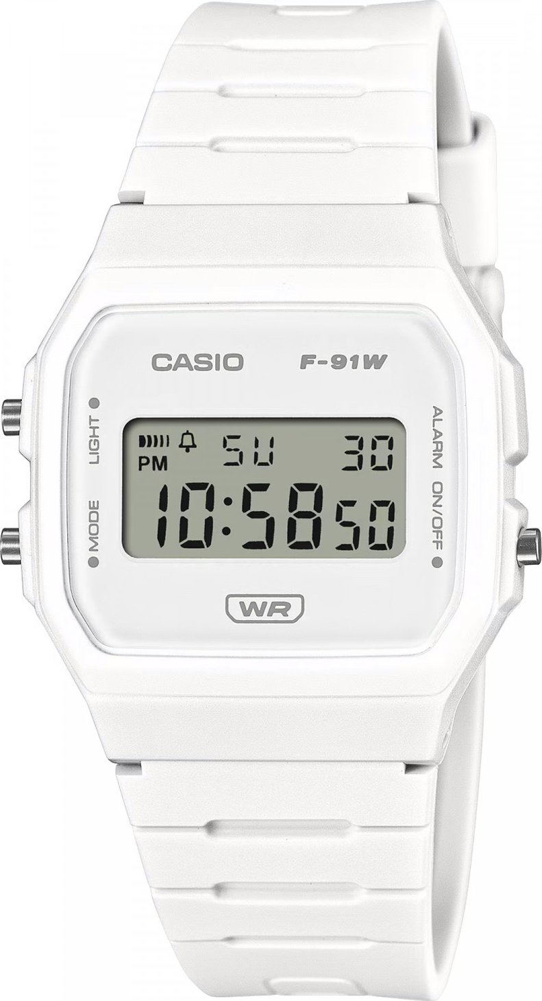Casio Vintage Dětské vintage hodinky Casio F-91WB-7AEF bílé