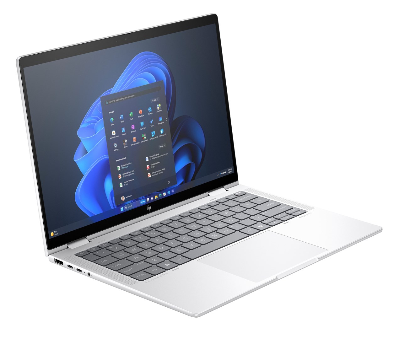 HP Elite x360 1040 14 inch G11 2-in-1 Notebook PC Intel Core Ultra 7 155H Hybrid (2-in-1) 35.6 cm (14 ) Touchscreen WUXGA 16 GB LPDDR5x-SDRAM 512 GB SSD Wi-Fi 6E (802.11ax) Windows 11 Pro Silver