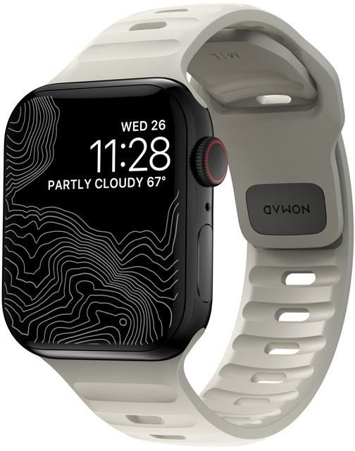 Nomad řemínek Sport Strap pro Apple Watch 44-49mm - Stone