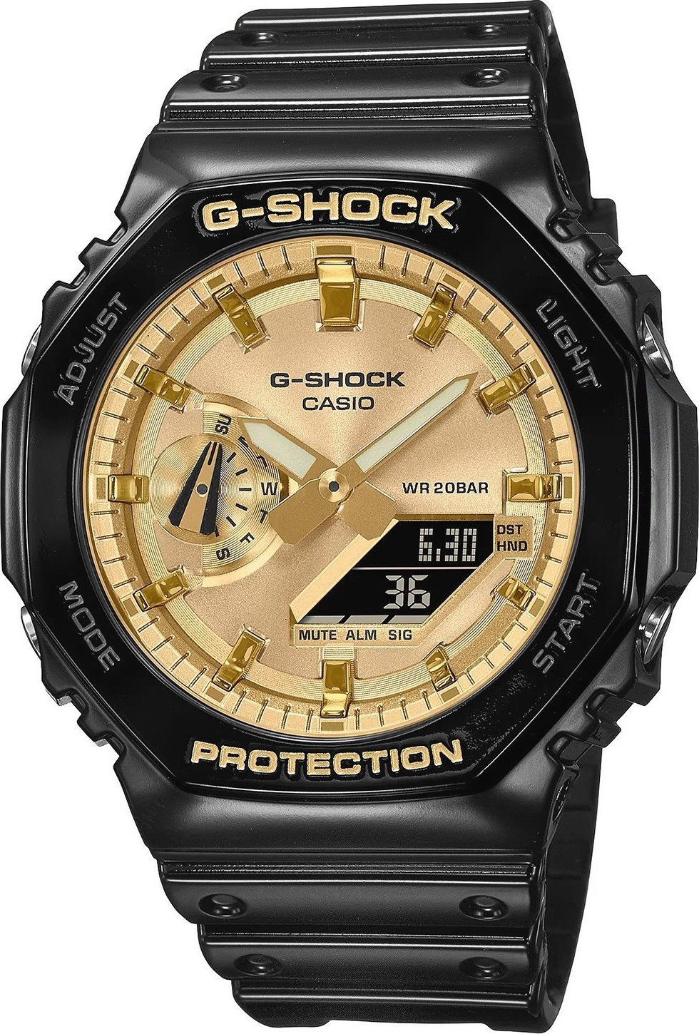 G-SHOCK Hodinky Casio G-Shock GA-2100GB-1AER 200m Černé