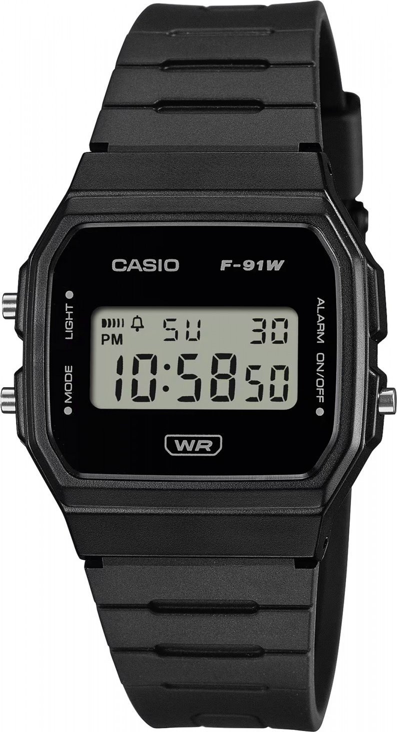 Casio Vintage Dětské vintage hodinky Casio F-91WB-1AEF černé