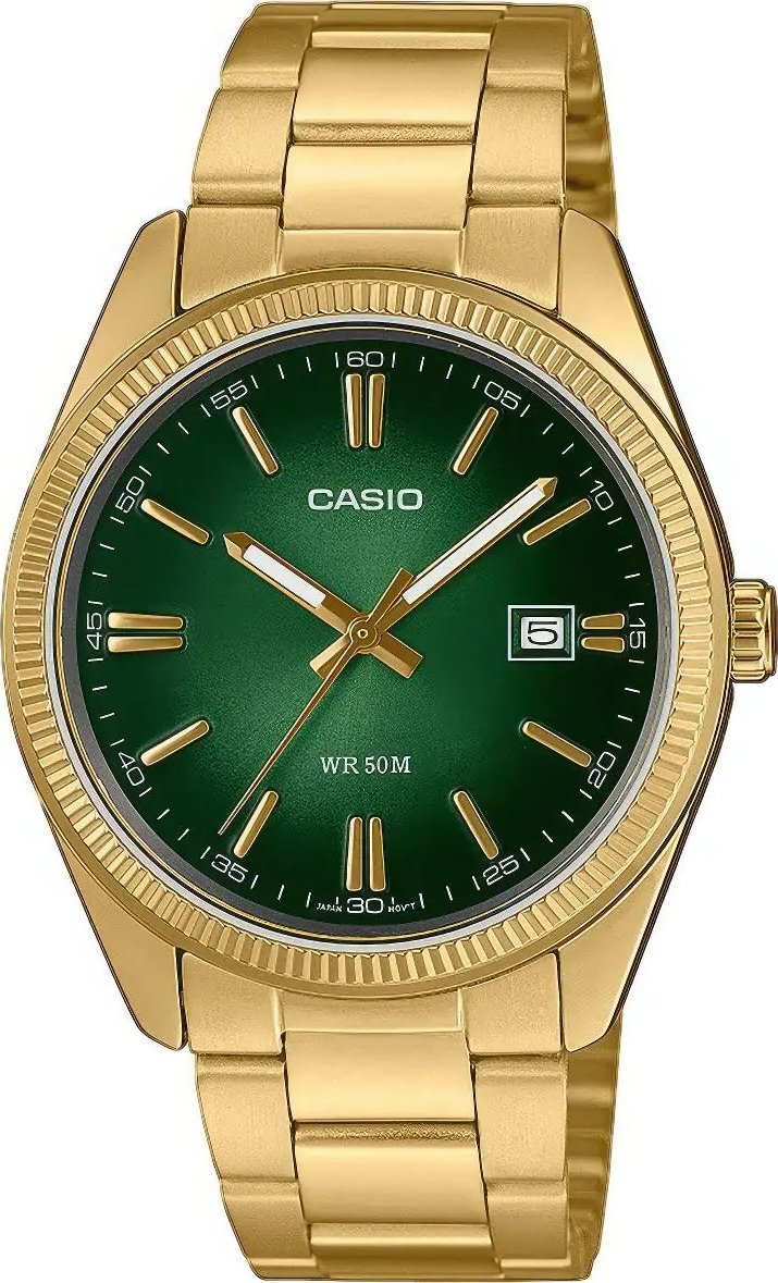 Casio Pánské hodinky MTP-1302PGC-3AVEF zlaté barvy