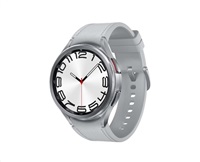 BAZAR - Samsung Galaxy Watch 6 Classic (47 mm), EU, stříbrná - Po opravě (Komplet)