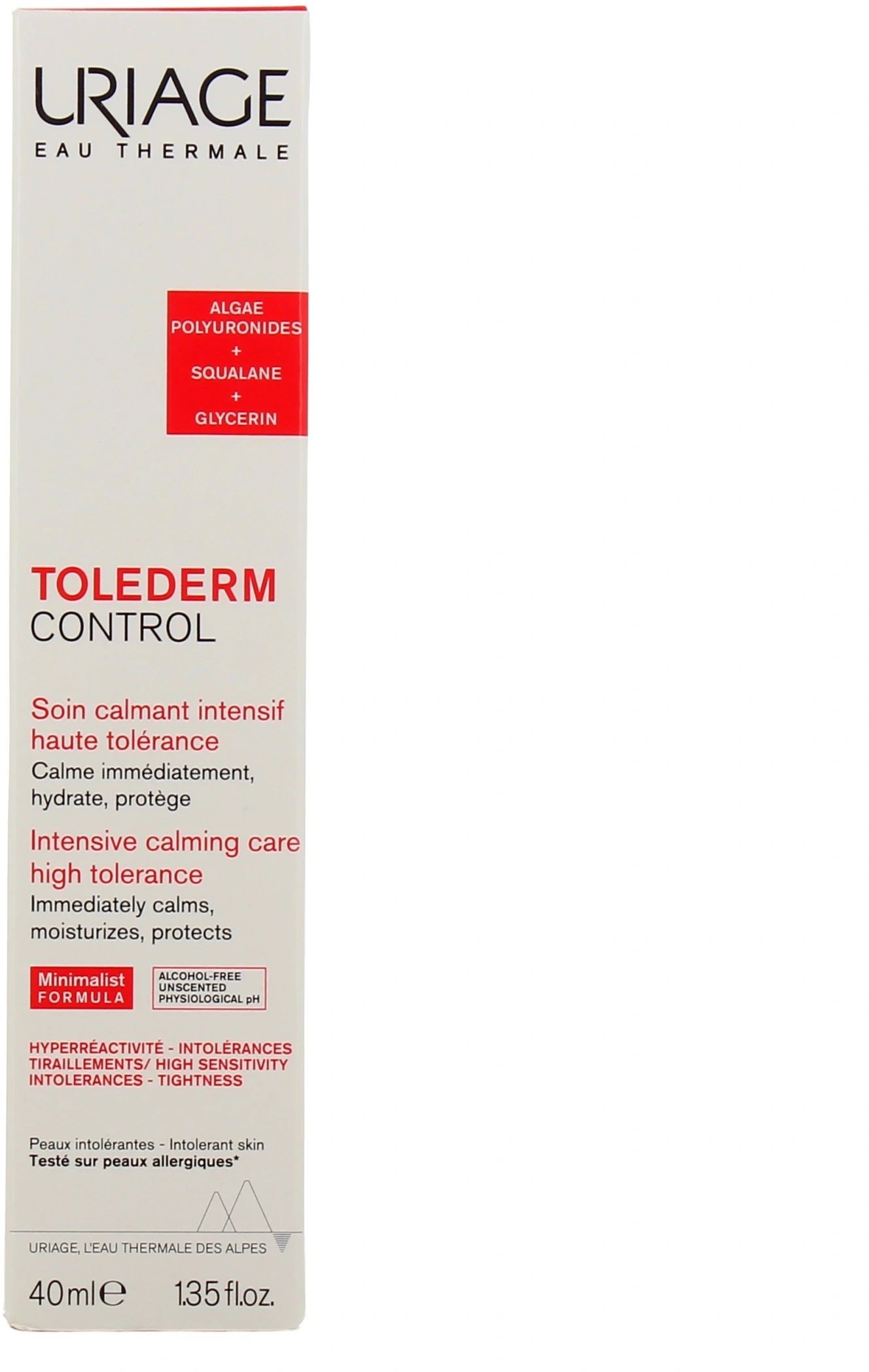 Uriage Tolederm Control zklidňující krém pro intolerantní pleť 40ml