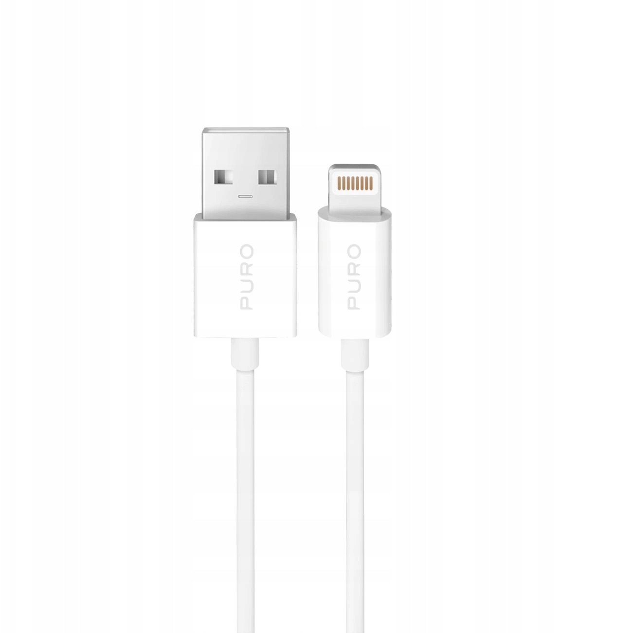 Puro Kabel TPE 12W USB-A - Lightning 3m - bílý