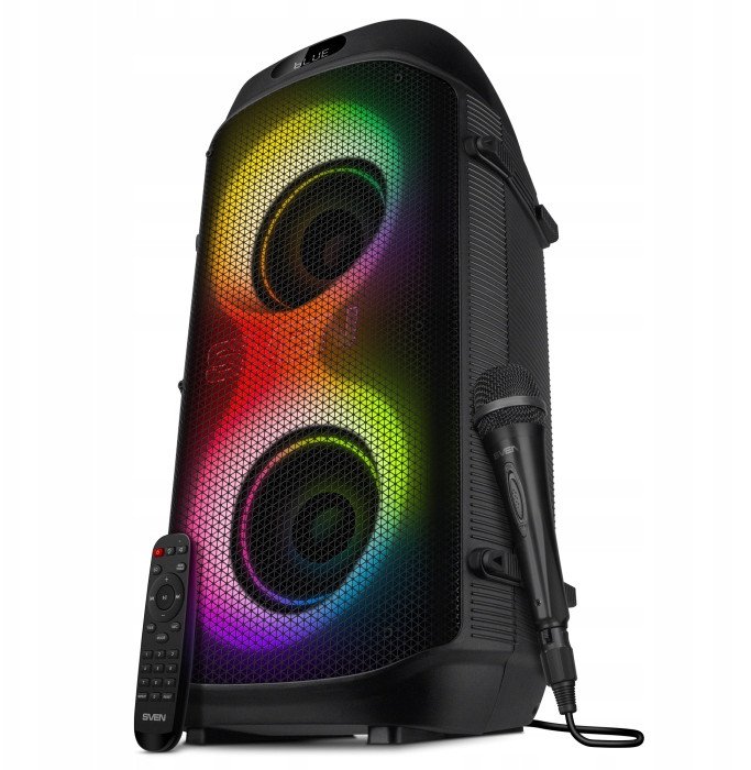 Sven PS-850 (100W TWS Bluetooth FM USB microSD LED displej 8000mAh)