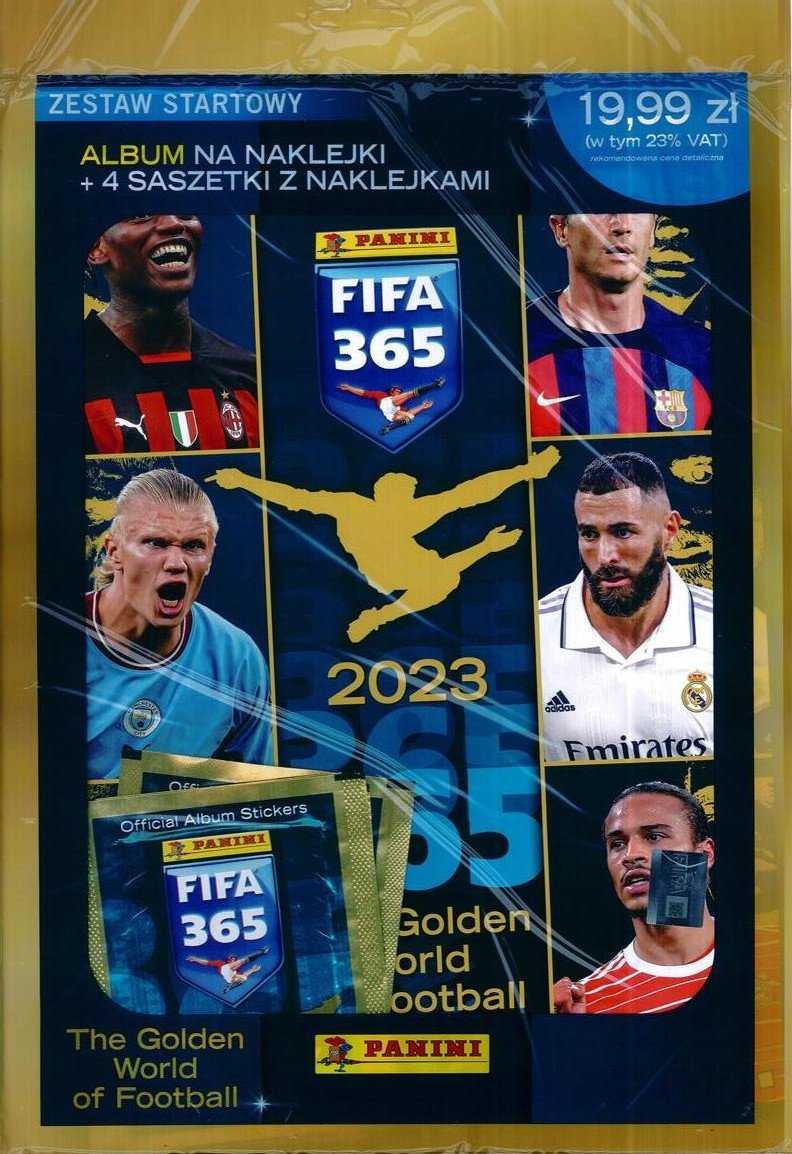 Panini Kolekcja Samolepky pro startovací megabalíček hry FIFA 365 2023