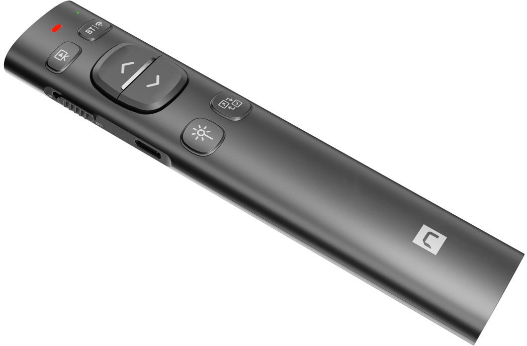 Bezdrátový laserový prezentér Natec WARBLER 2, šedý