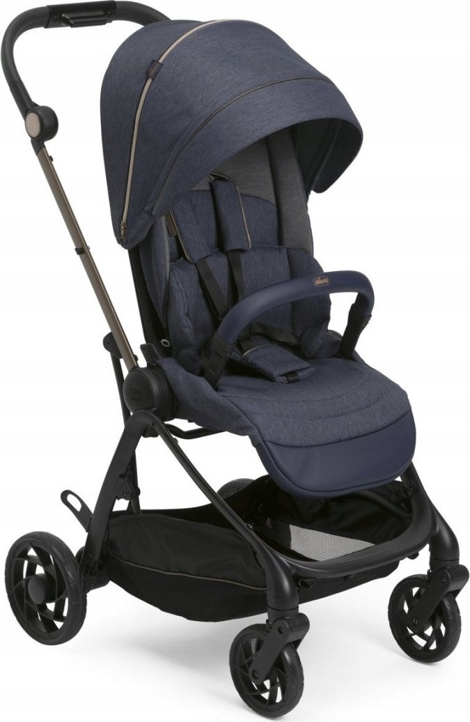 Chicco Kočárek ONE4EVER DENIM SHINE tmavě modrý