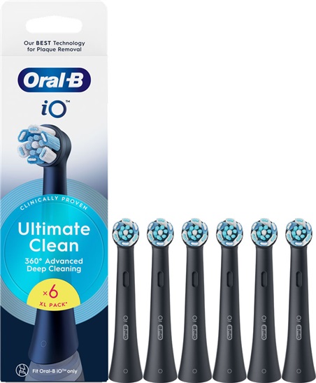 Oral-B iO Ultimate Clean Black 6ks