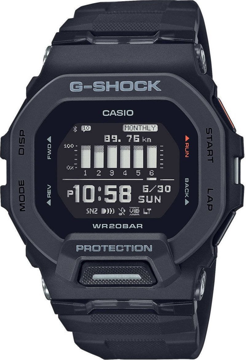 G-SHOCK Hodinky Casio G-Shock G-SQUAD GBD-200-1ER s krokoměrem