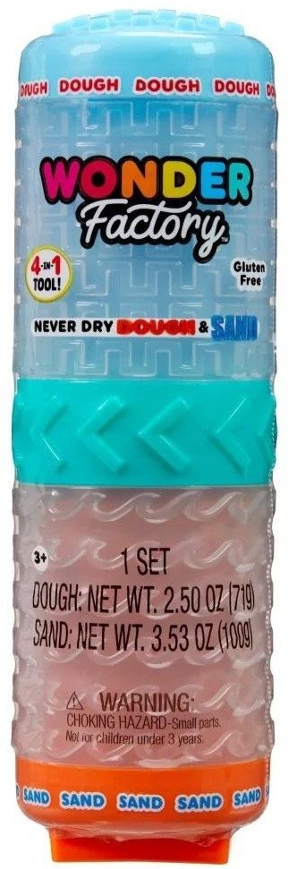 MGA Wonder Factory Never Dry Těsto, světle modrá, oranžová