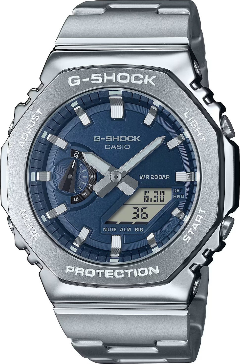 G-SHOCK Hodinky Pánské hodinky Casio G-Shock GM-2110D-2BER G-Steel.