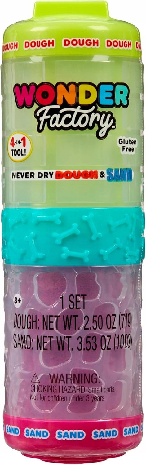 MGA Wonder Factory Never Dry Dough limetková, růžová