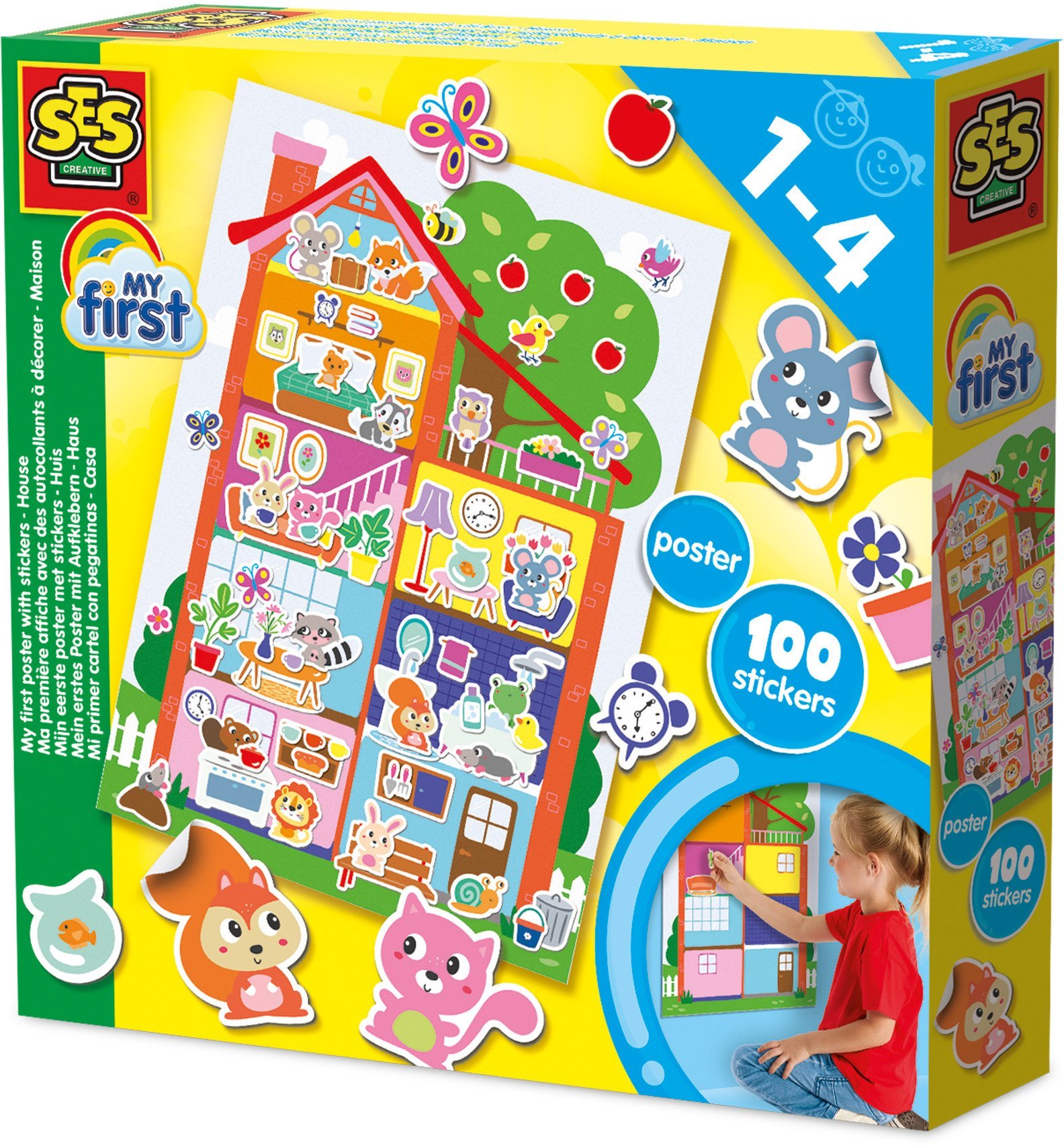 Kreativní sada SES Kreativní plakát se samolepkami 14476