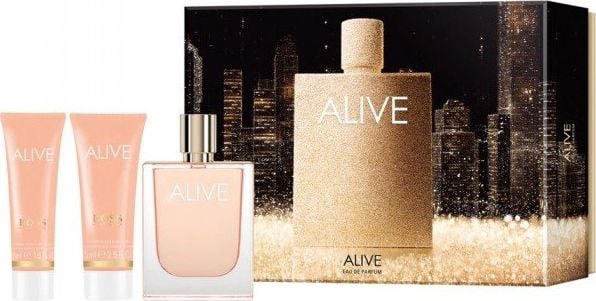 Hugo Boss Set Hugo Boss Alive parfémovaná voda 80ml + tělové mléko 75ml + sprchový gel 50ml