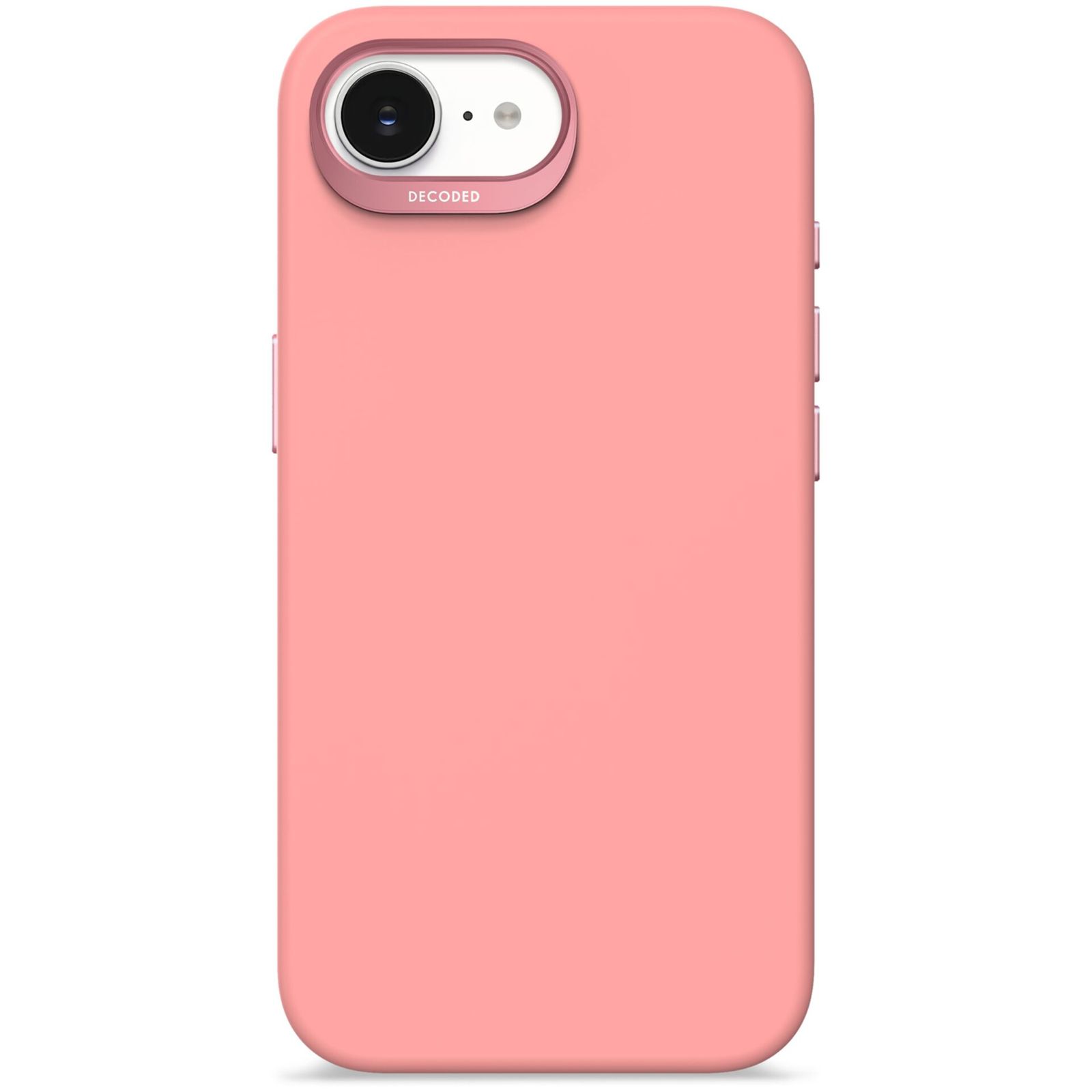 Decoded AntiMicrobial Silicone Backcover iPhone 16e Bubble Gum