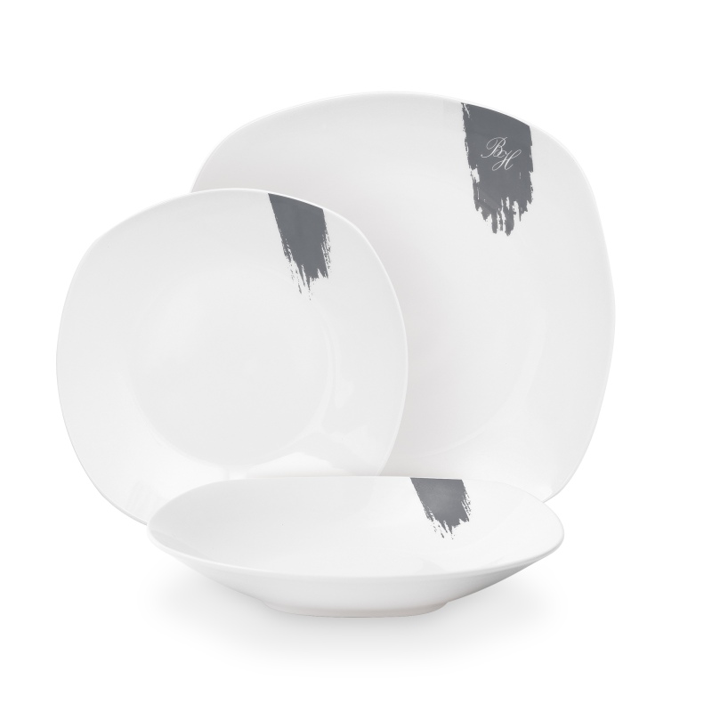 Jídelní sada talířů porcelánová 18 ks BH-10204