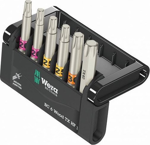 Wera Sada bitů BIT-CHECK 6 WOOD TX HF 1 SB, 6 dílů (1 sada)