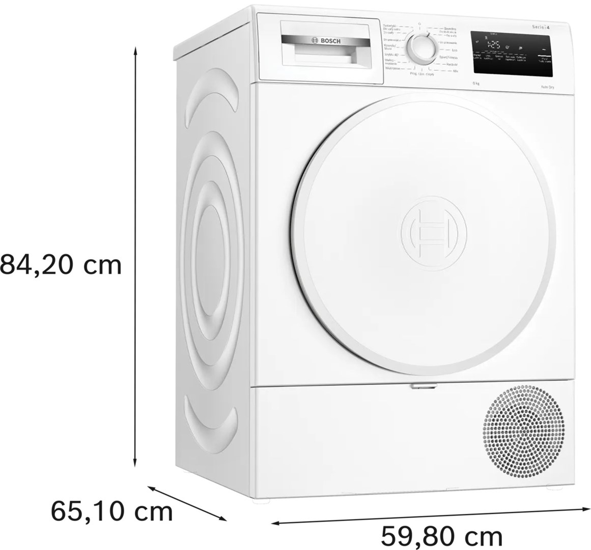 Bosch WTH83277PL  Volně stojící sušička 8 kg