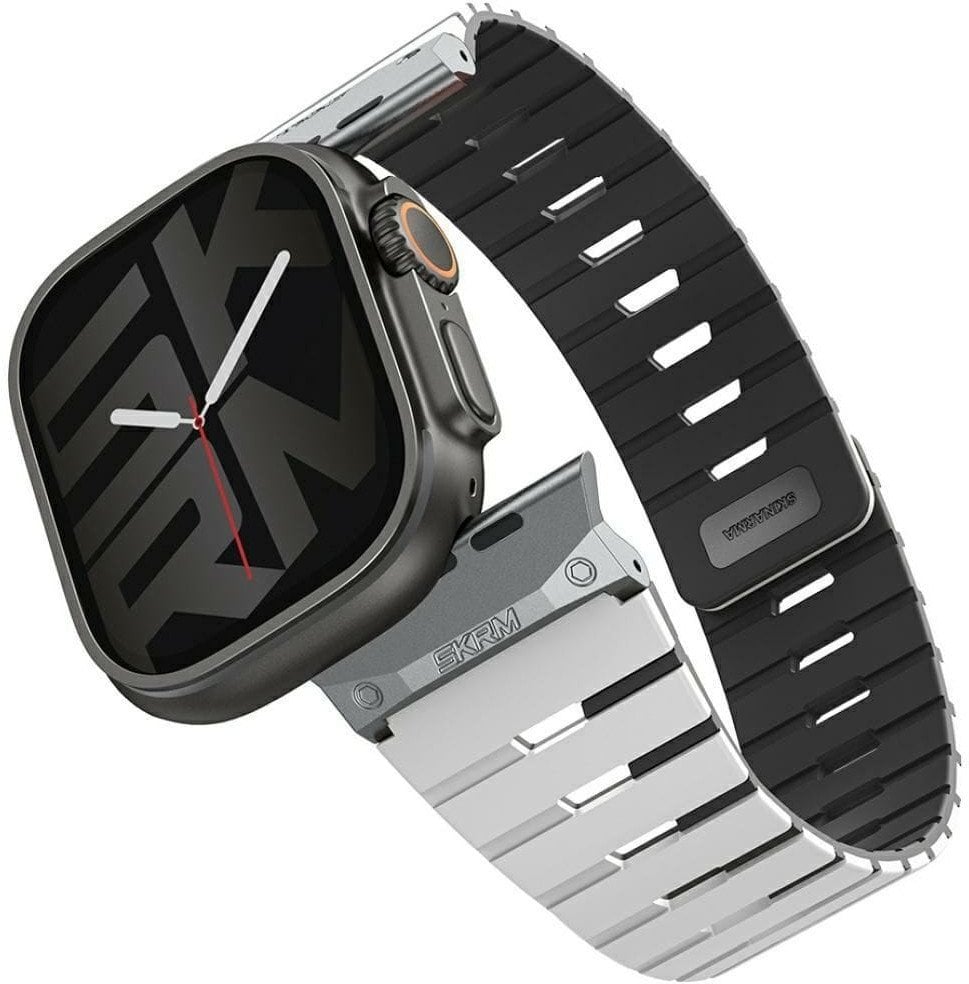 SKINARMA Řemínek Gemini pro Apple Watch 49/46/45/44 mm, křídový