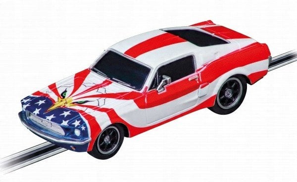 Carrera Auto GO 64289 Ford Mustang  67 Stars n Stripes