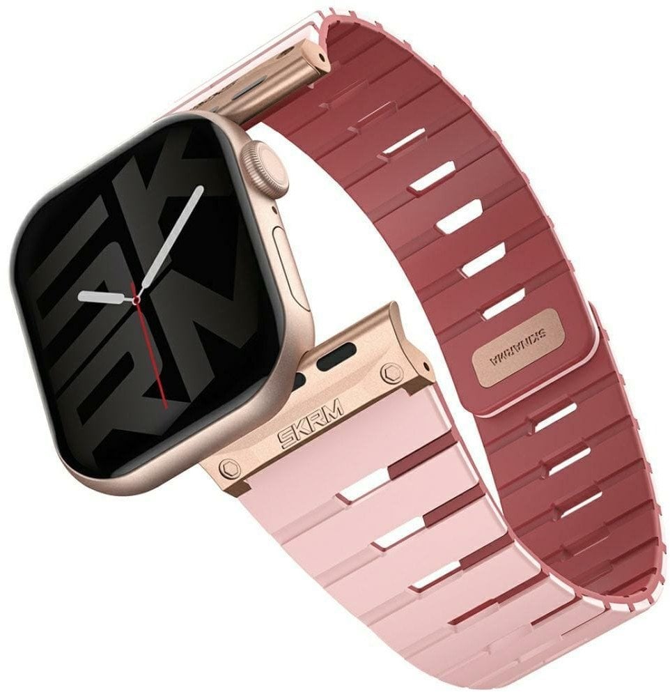 SKINARMA Řemínek Gemini pro Apple Watch 42/41/40 mm růžový