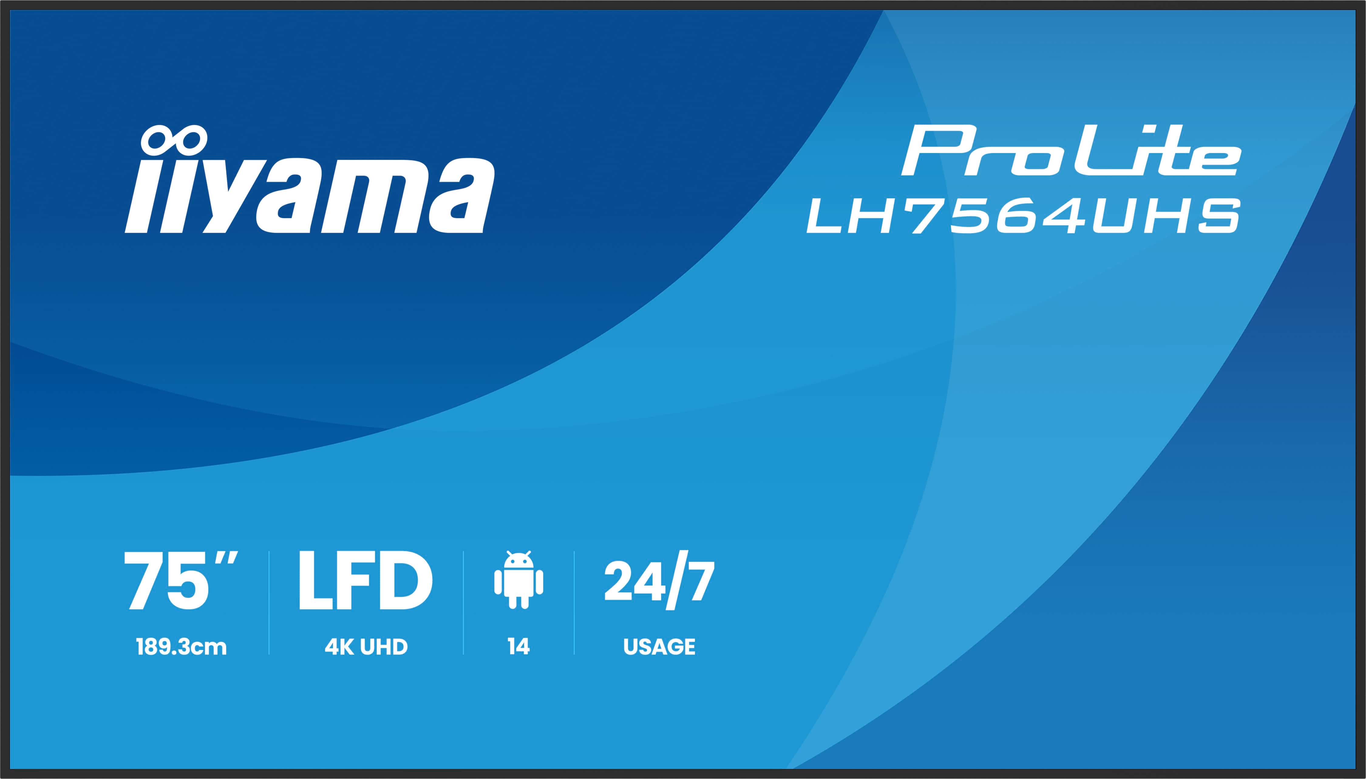 LH7564UHS-B1AG, 75W LCD 4K UHD VA