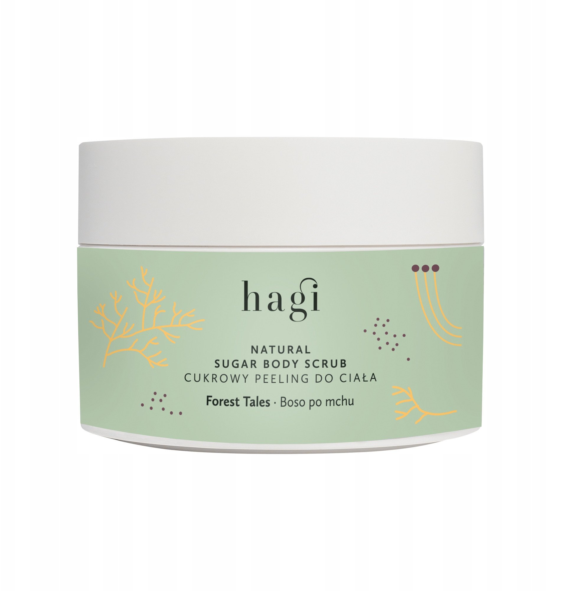 Fresh & Natural HAGI_Boso Po Mchu cukrový tělový peeling 200g